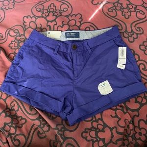 purple old navy shorts